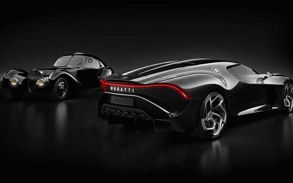 Потрясающий дизайн Bugatti La Voiture Noire